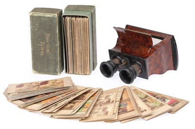 Lot 457 - Victorian Stereo Viewer & Cards