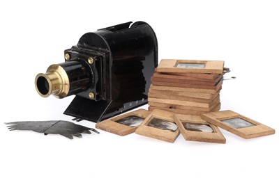 Lot 449 - ꩜ Collection of Magic Lantern Slides & Magic Lantern