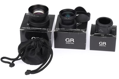 Lot 399 - A Set of Ricoh GR Digital Camera Accessories