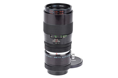 Lot 121 - A Vivitar Series 1 90mm f/2.5 VMC Macro Lens & Vivitar Macro Adapter