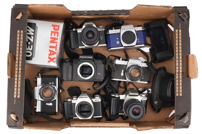 Lot 144 - A Group of Pentax Cameras