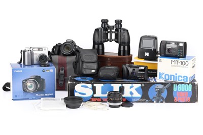 Lot 191 - A Mixed Selection of Cameras, Lenses, & Accessories