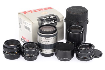 Lot 248 - A Group of Pentax Lenses