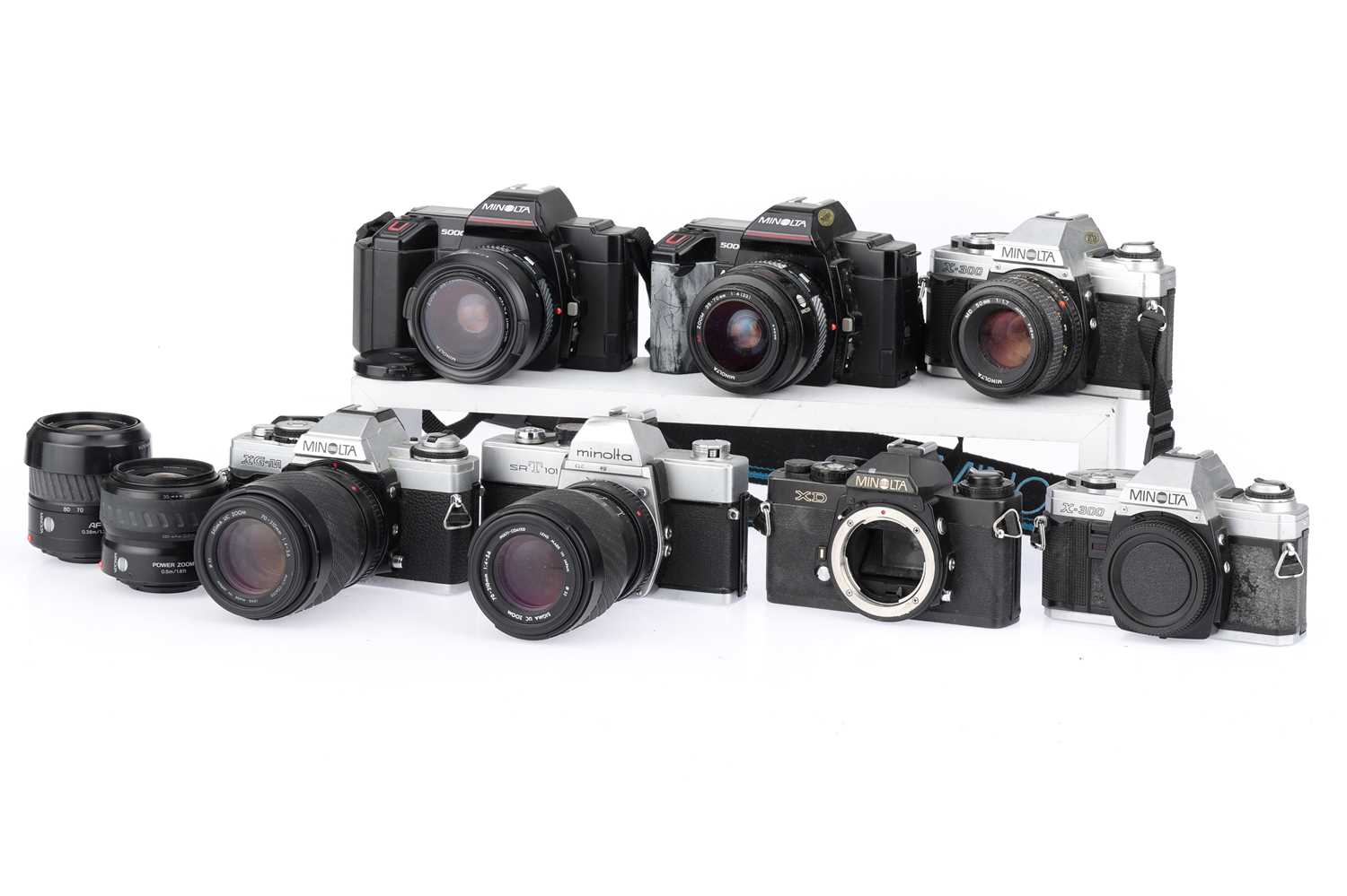Lot 28 - A Selection of Minolta 35mm SLR Cameras