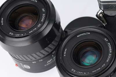 Lot 28 - A Selection of Minolta 35mm SLR Cameras