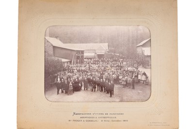 Lot 444 - Company Photograph of Frogger & Gosselin, S. Remy, 1900