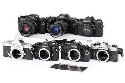 Lot 75 - A Group of Japanese SLR Cameras