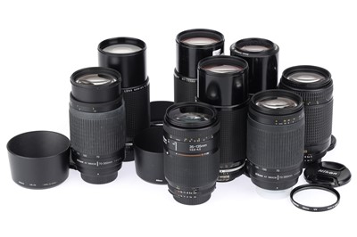 Lot 266 - A Selection of Nikon Long Zoom Lenses