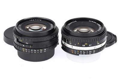 Lot 249 - A Pair of Nikon Series E f/1.8 50mm lenses