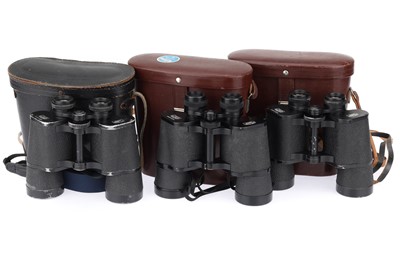 Lot 415 - Three Carl Zeiss Jena Jenoptem Multi-Coated 10x50W Binoculars