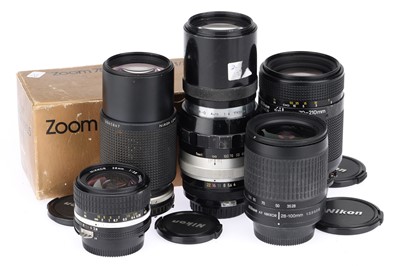 Lot 260 - A Group of Nikon Lenses