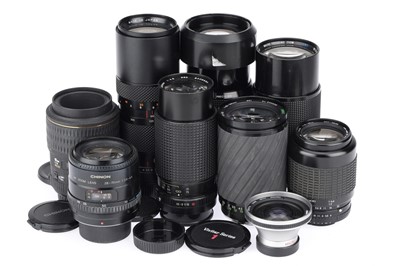 Lot 262 - A Mixed Selection of Lenses