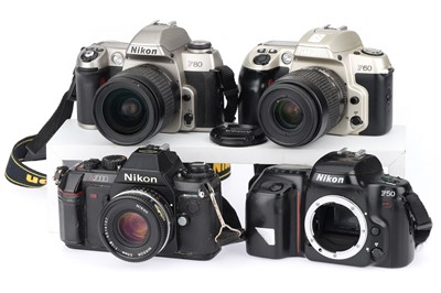 Lot 25 - A Group of Nikon AF 35mm SLR Cameras