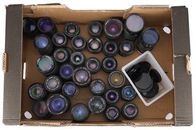 Lot 242 - A Large Selection of 35mm Film Camera Lenses