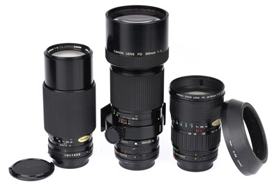 Lot 239 - Three Canon FD Mount Camera Lenses