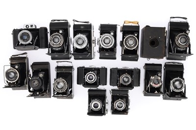 Lot 154 - A Large Selection of Folding Cameras