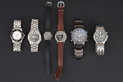 Lot 400 - A Selection of Gentleman's Wrist Watches