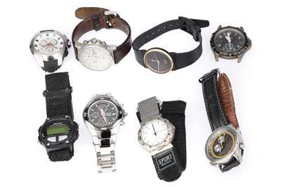 Lot 401 - A Selection of Gentleman's Wrist Watches