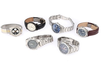 Lot 402 - A Selection of Gentleman's Wrist Watches