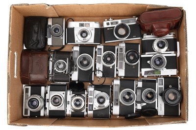 Lot 92 - A Selection of Rangefinder & Viewfinder 35mm Cameras