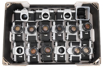 Lot 147 - A Large Collection of Pentax 35mm SLR Cameras