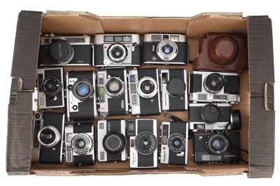 Lot 93 - A Selection of Rangefinder & Viewfinder 35mm Cameras