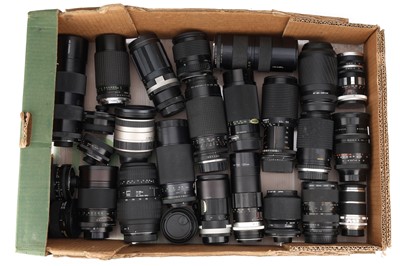 Lot 246 - A Selection of 35mm Camera Lenses