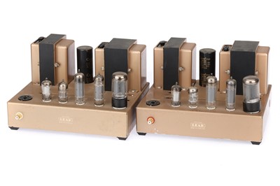 Lot 475 - ꩜ A Pair of Leak TL/12 Mono Tube Amplifiers
