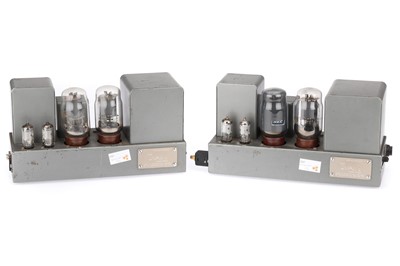 Lot 477 - ꩜ A Pair of Quad II Tube Amplifiers