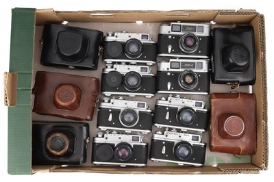 Lot 44 - A Selection of Soviet Rangefinder Cameras