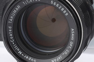 Lot 47 - A Pentax S1 35mm SLR Camera Outfit