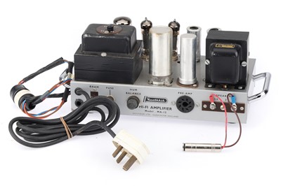 Lot 492 - ꩜ A Heathkit MA-12 Valve Tube Amplifier