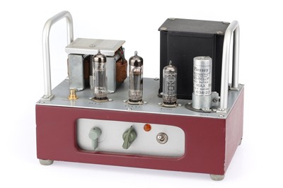 Lot 465 - ꩜ An Unsigned Self-Build Tube Amplifier