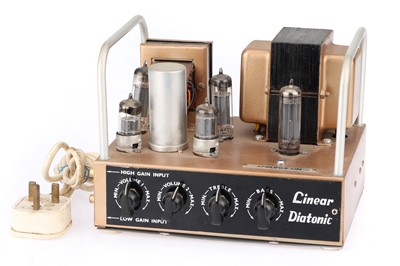 Lot 466 - ꩜ An Linear Diatonic Self-Build Tube Amplifier