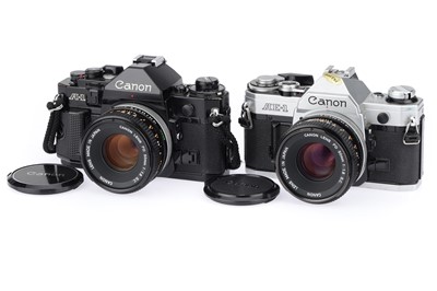 Lot 115 - Two Canon A-Series 35mm SLR Camera