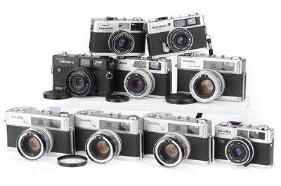 Lot 55 - A Mixed Selection of Rangefinder Cameras