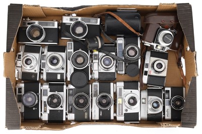Lot 56 - A Mixed Selection of Rangefinder & Viewfinder 35mm Cameras