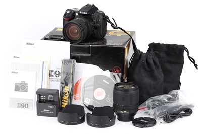 Lot 102 - A Nikon D90 APSC DSLR Camera