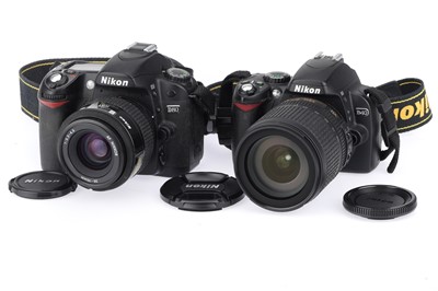 Lot 103 - Nikon D80 & Nikon D40 APSC DSLR Cameras