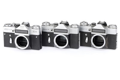 Lot 50 - A GRoup of Zenit-E 35mm Camera Bodies