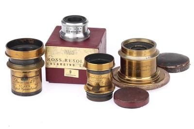 Lot 236 - A Group of Brass Lenses