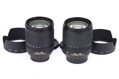 Lot 15 - Nikon Nikkor 18-105mm & 18-135mm Lenses