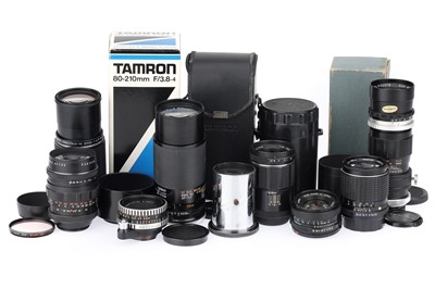 Lot 237 - A Selection of Camera Lenses