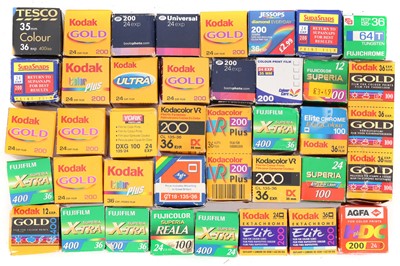 Lot 360 - A Selection of Expired 35mm Film in Boxes