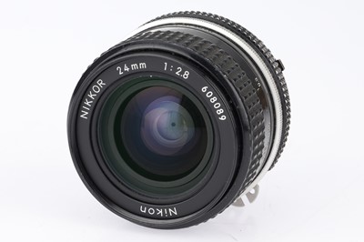 Lot 21 - A Nikon Nikkor 24mm f/2.8 Camera Lens
