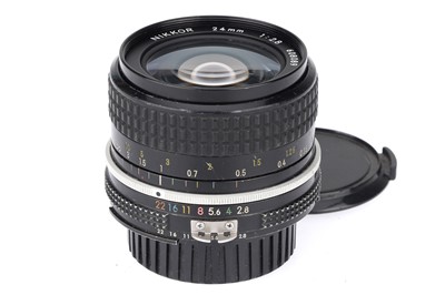 Lot 21 - A Nikon Nikkor 24mm f/2.8 Camera Lens