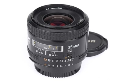 Lot 22 - A Nikon AF Nikkor 35mm f/2 Camera Lens