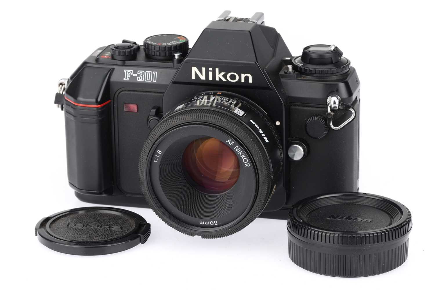 Lot 23 - A Nikon F-301 35mm SLR Camera