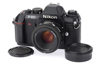 Lot 23 - A Nikon F-301 35mm SLR Camera