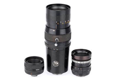 Lot 271 - Three C-Mount Camera Lenses